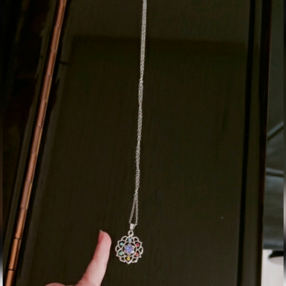 Lotus Pendant Necklace - Picture 4 of 7